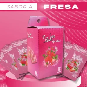 Lubricante Sachets Fresa